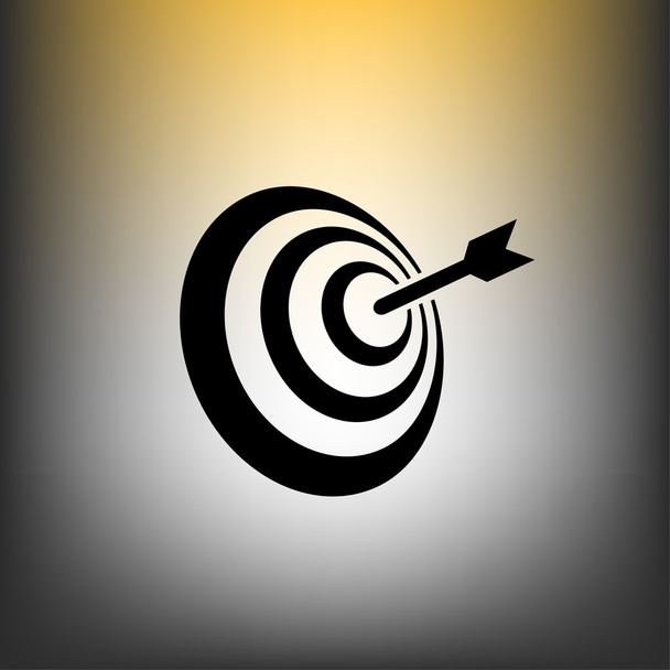 target aim icon - Vetor, Imagem
