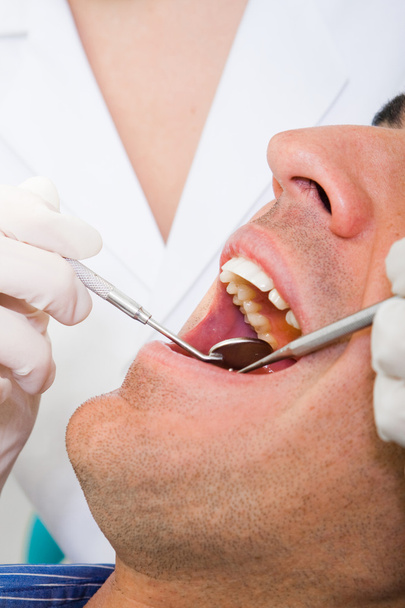 Visiting dentist - Foto, Bild