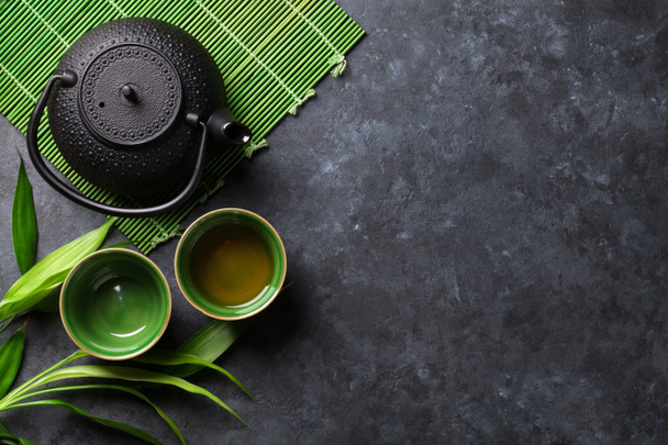 Grüner japanischer Tee - Foto, Bild