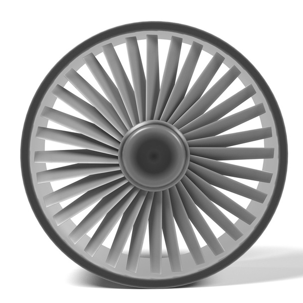 renderizados 3d de ventilador grande
 - Foto, imagen