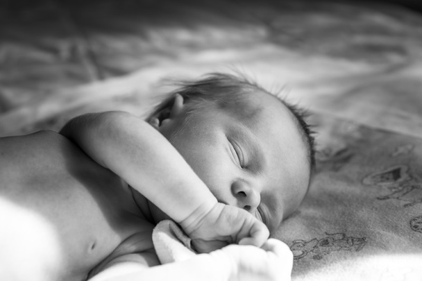 newborn baby sleeping sweetly - Zdjęcie, obraz