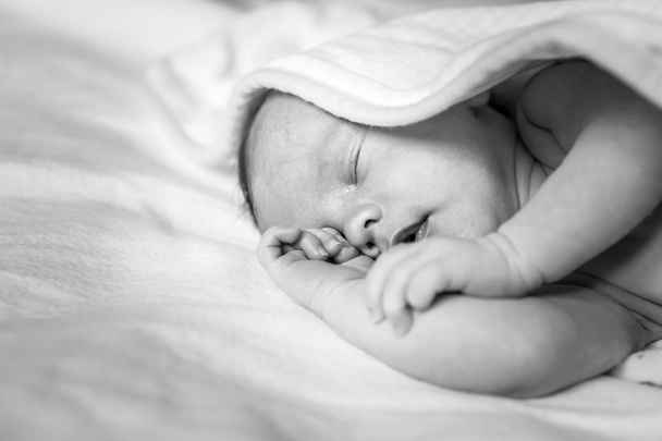 newborn baby sleeping sweetly - Fotografie, Obrázek