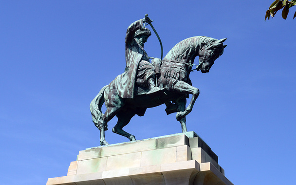 Bronze equestrian statue of Mehmet Ali - Photo, Image