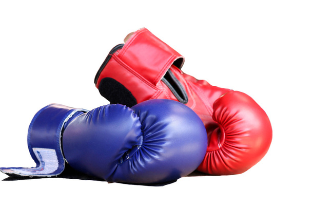 Pair of boxing gloves isolated  - Foto, Bild