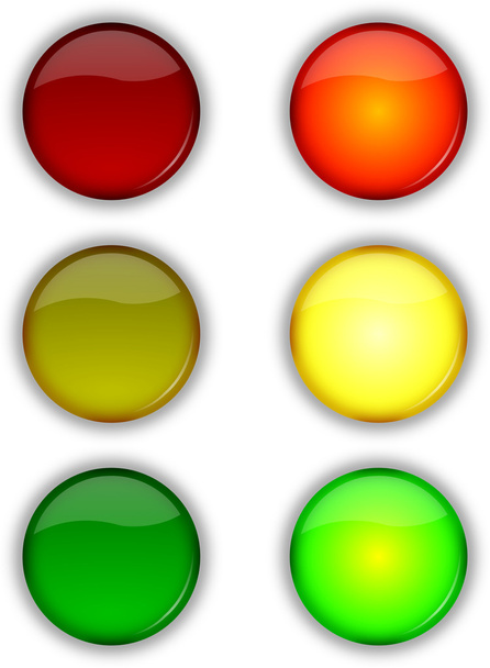 Botones de semáforos de seguridad web
 - Foto, imagen