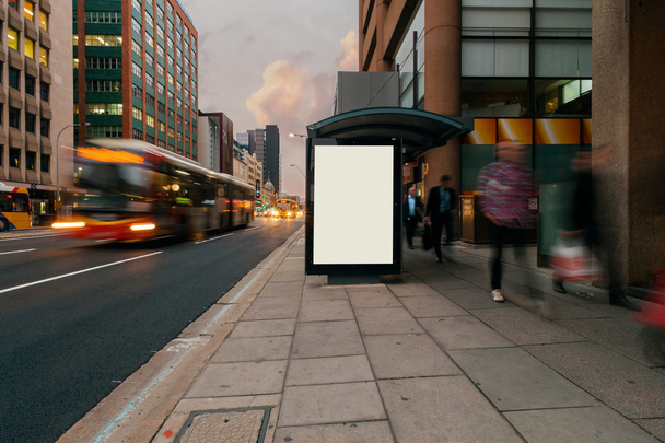 Advertising bus shelter - Photo, Image