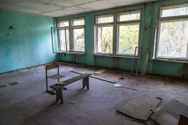 School in Chernobyl, Ukraine - Фото, изображение