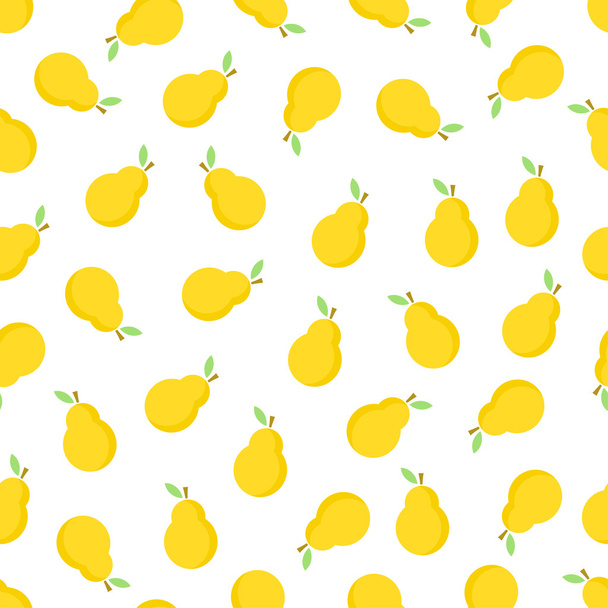 Pears seamless pattern. - ベクター画像
