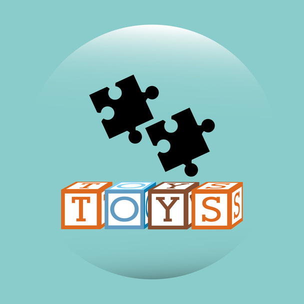 toys kids design - Vektor, kép