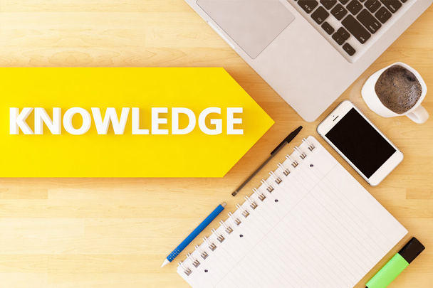 Knowledge text concept - Foto, Bild