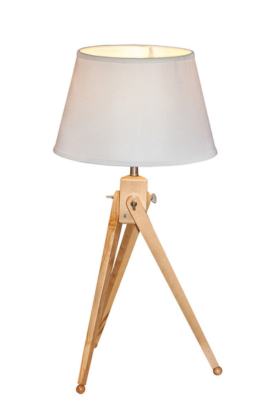 Moderna lámpara de mesa aislada
 - Foto, Imagen
