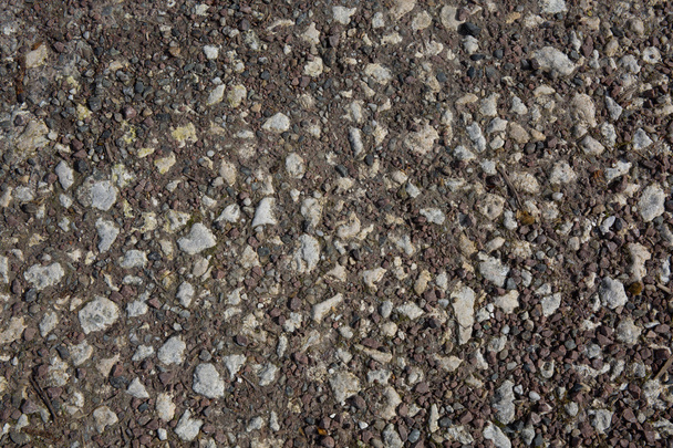 Texture gray gravel big stones close up - Photo, Image