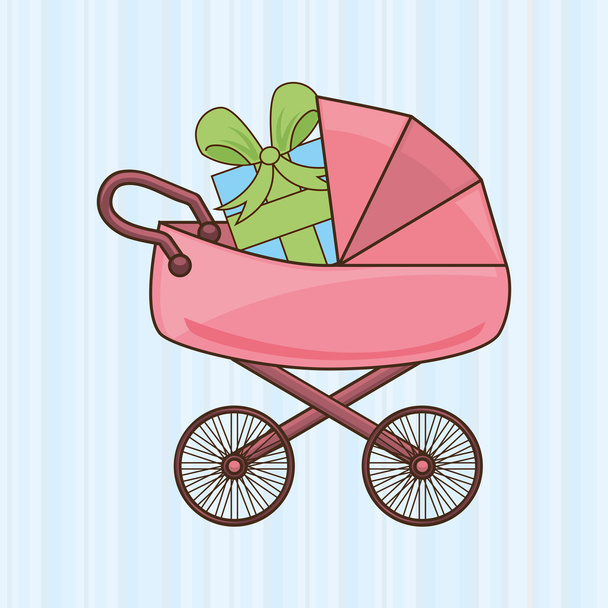baby shower icon design - Vector, Imagen