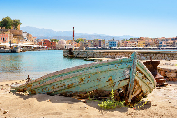 Porto de Chania. Creta, Grécia
 - Foto, Imagem