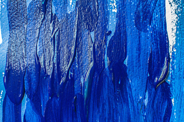 Blue acrylic vertical background - Фото, изображение