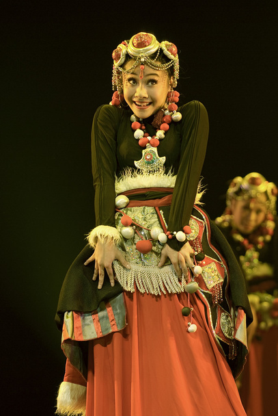 Chinese ethnic dancer - Valokuva, kuva