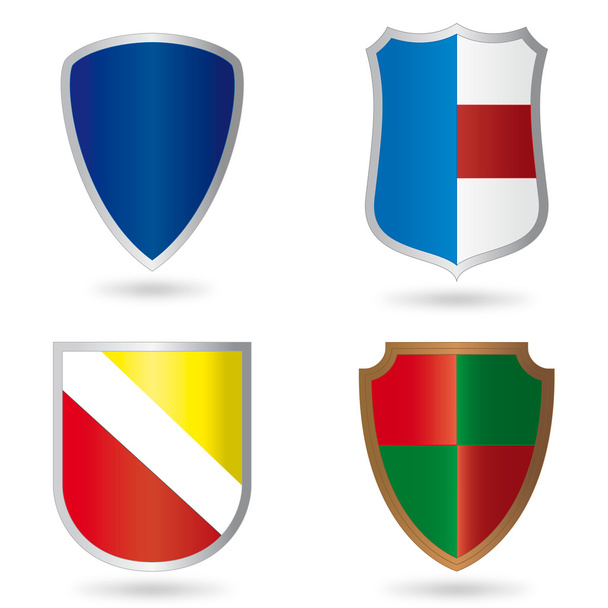Set of heraldry - Vector, Image