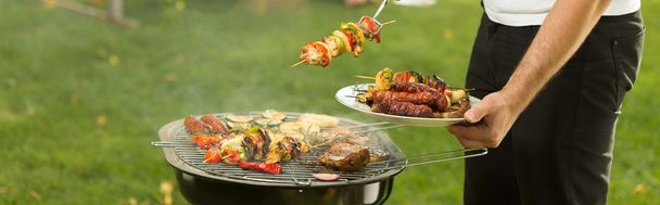 Barbecue during summer day - Fotografie, Obrázek