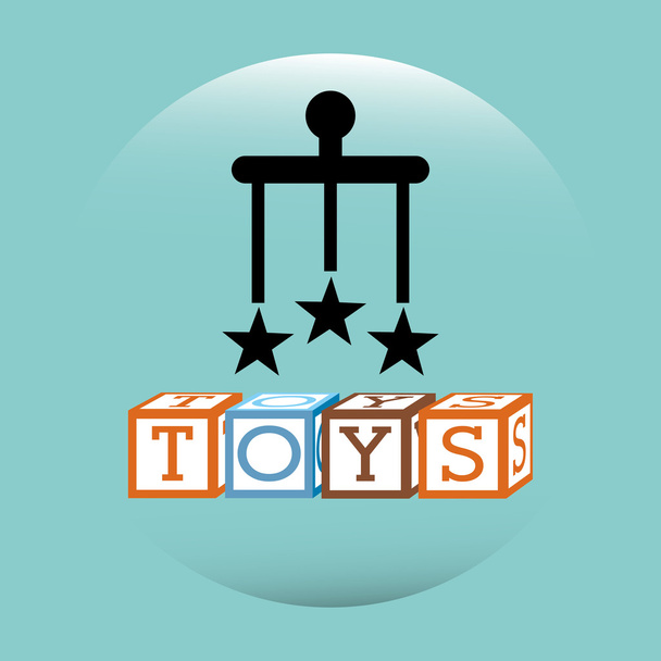 toys kids design - Вектор,изображение