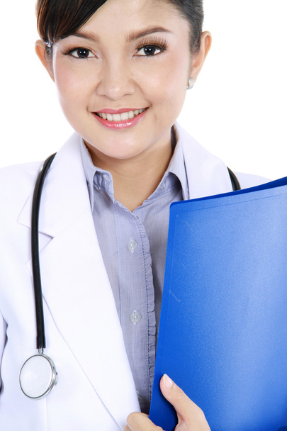 Medical doctor with stethoscope - Photo, image