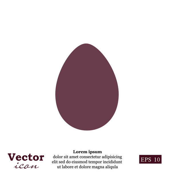 Huevo de pollo icono
 - Vector, imagen