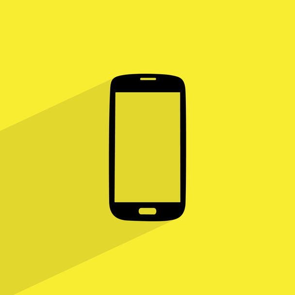 иконка современного смартфона
 - Вектор,изображение