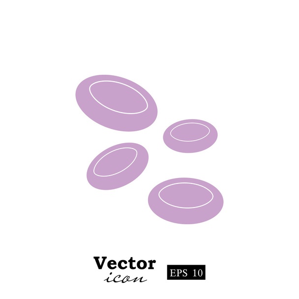 punasolujen verisolujen ikoni
 - Vektori, kuva