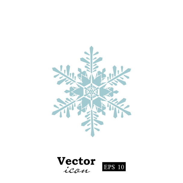 winter snowflake icon - Vetor, Imagem