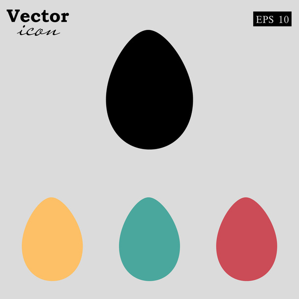 Куряче яйце значок
 - Вектор, зображення
