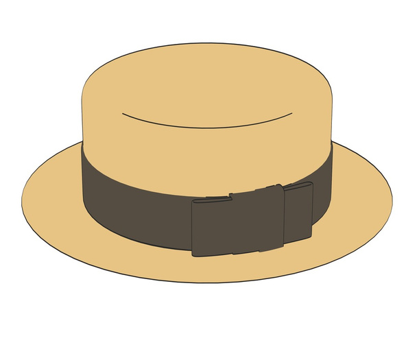 2d cartoon illustration of hat - Photo, Image