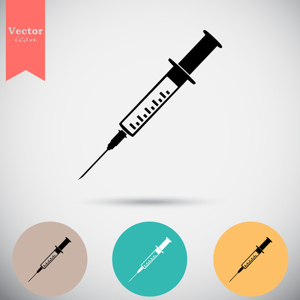 conjunto de ícones de seringa médica
 - Vetor, Imagem