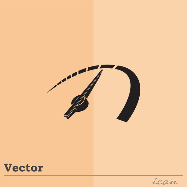 car speedometer icon - Vector, Image