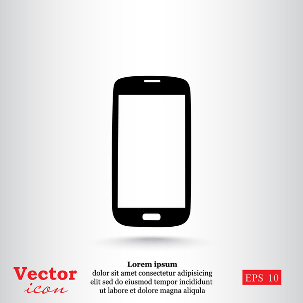 moderne smartphone pictogram - Vector, afbeelding