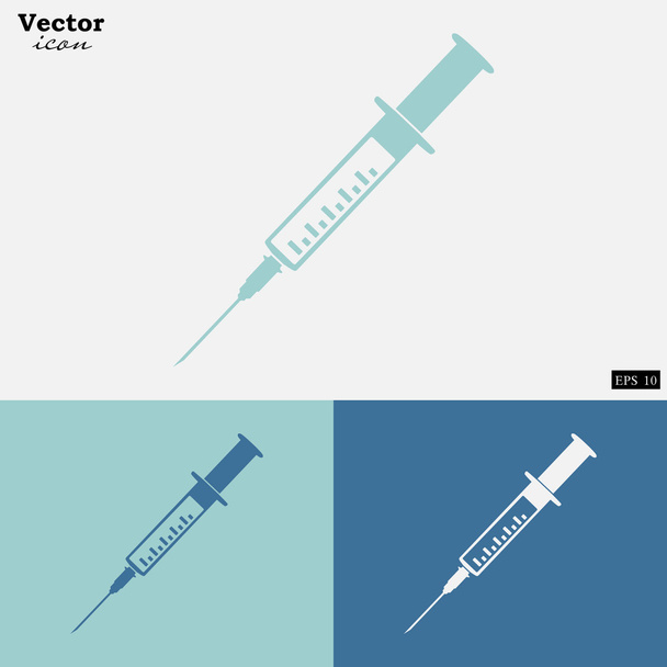 conjunto de iconos de jeringa médica
 - Vector, imagen