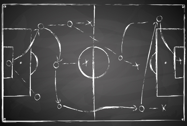 gris tablero negro campo de fútbol
 - Vector, Imagen