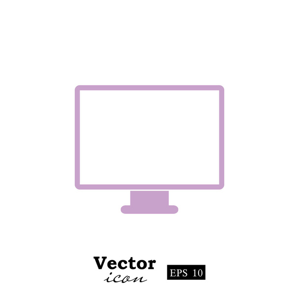 icono del monitor del ordenador - Vector, imagen
