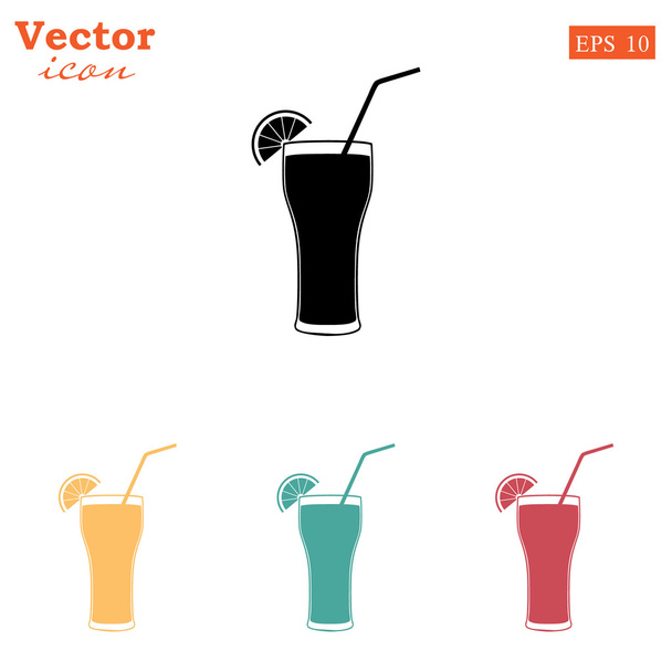 Ícone de bebida de cocktail
 - Vetor, Imagem