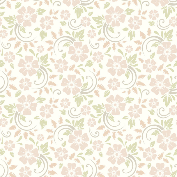 Seamless floral pattern. Vector illustration. - Vecteur, image