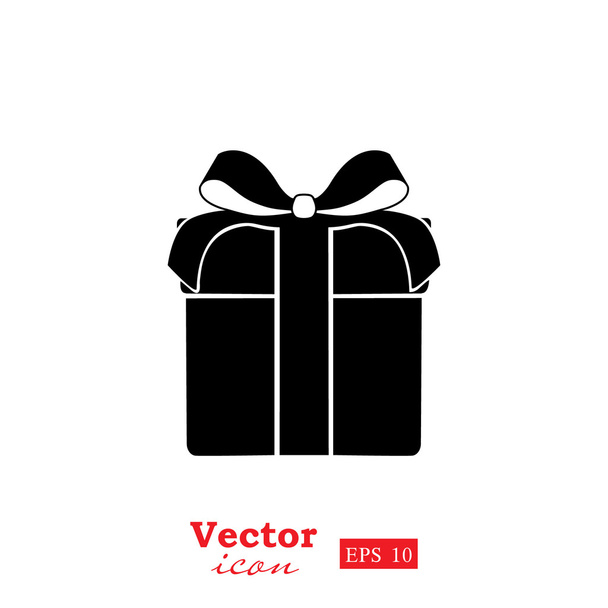 ikona pudełka prezentów - Wektor, obraz