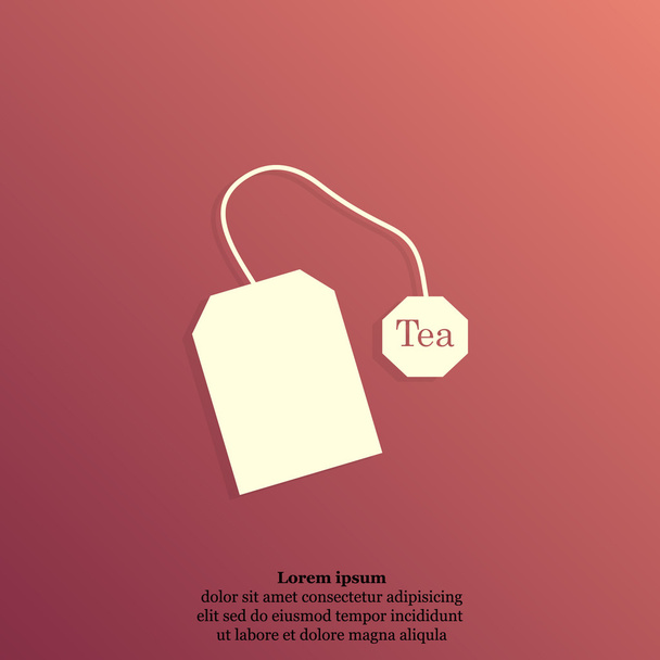 paper teabag icon - Vector, Image