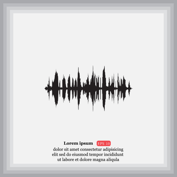 Icona dell'onda sonora
 - Vettoriali, immagini