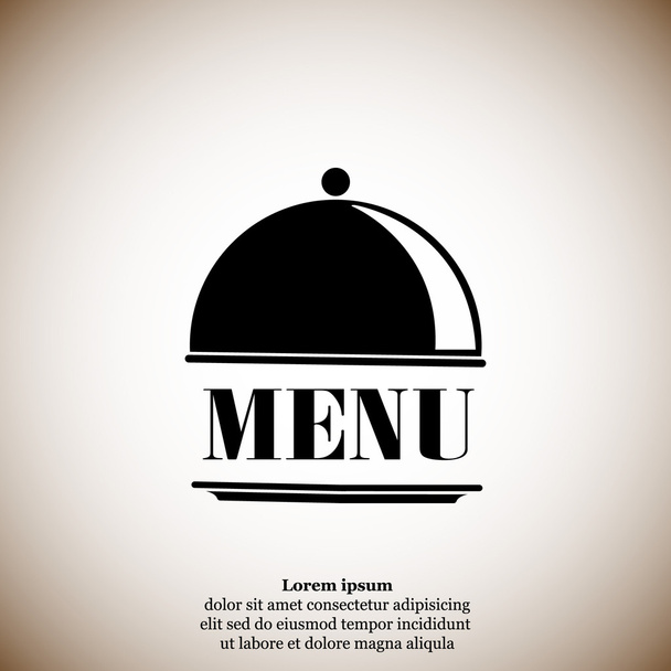 étterem étlap ikon logo - Vektor, kép