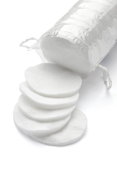 Almohadilla de algodón cuidado corporal limpio
 - Foto, imagen