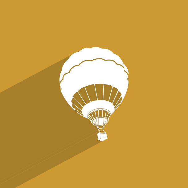 Ikona horkovzdušného balónu - Vektor, obrázek