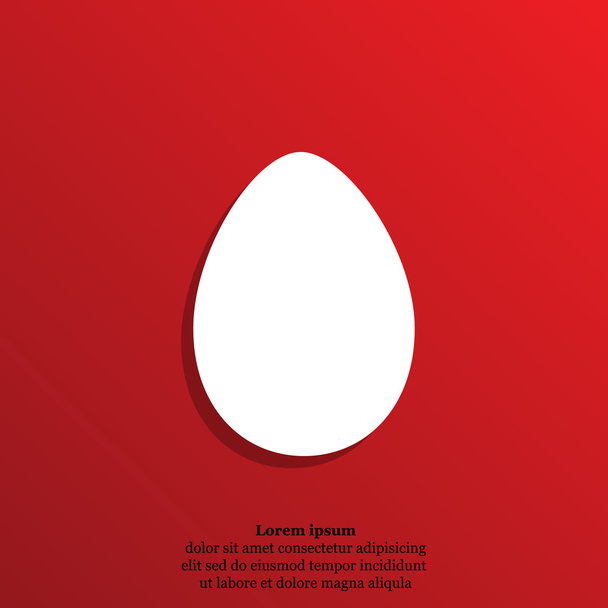 Icona dell'uovo di pollo
 - Vettoriali, immagini