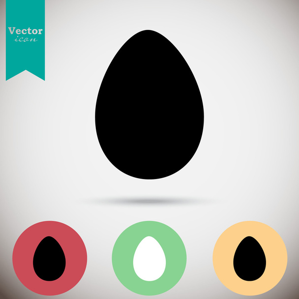 Икона куриного яйца
 - Вектор,изображение