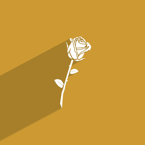 rose flower icon - Vector, Image