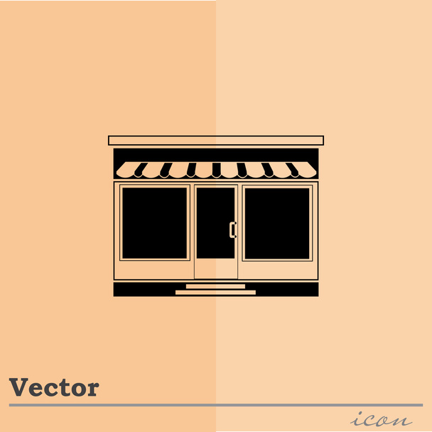 Tienda, icono de la tienda
 - Vector, imagen