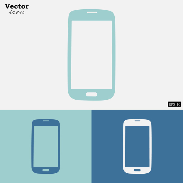 iconos de teléfonos inteligentes modernos
 - Vector, Imagen