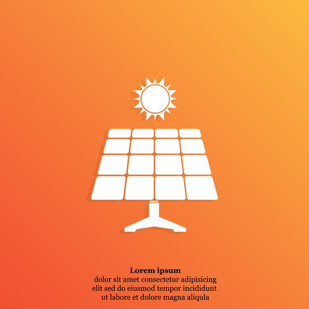 icona del pannello solare - Vettoriali, immagini